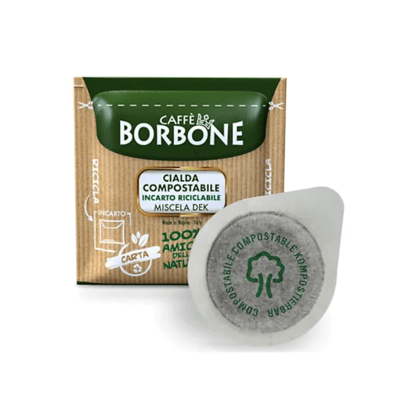 Caffe Borbone Green Decaf DEK Espresso Pods, 150 Count