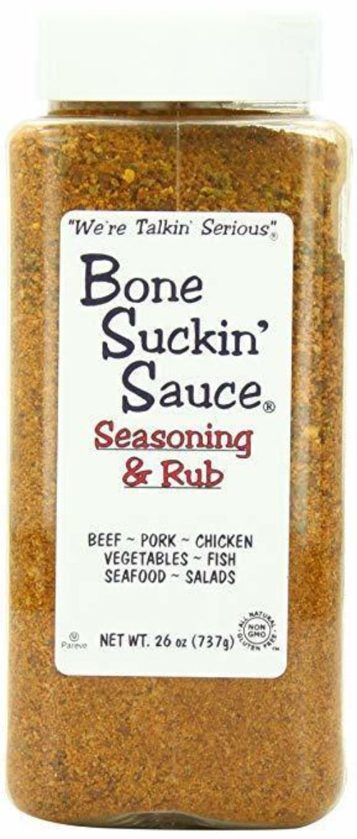 [Best Before: 03/31/25] Bone Suckin' Sauce Original Seasoning and Rub, 26 oz