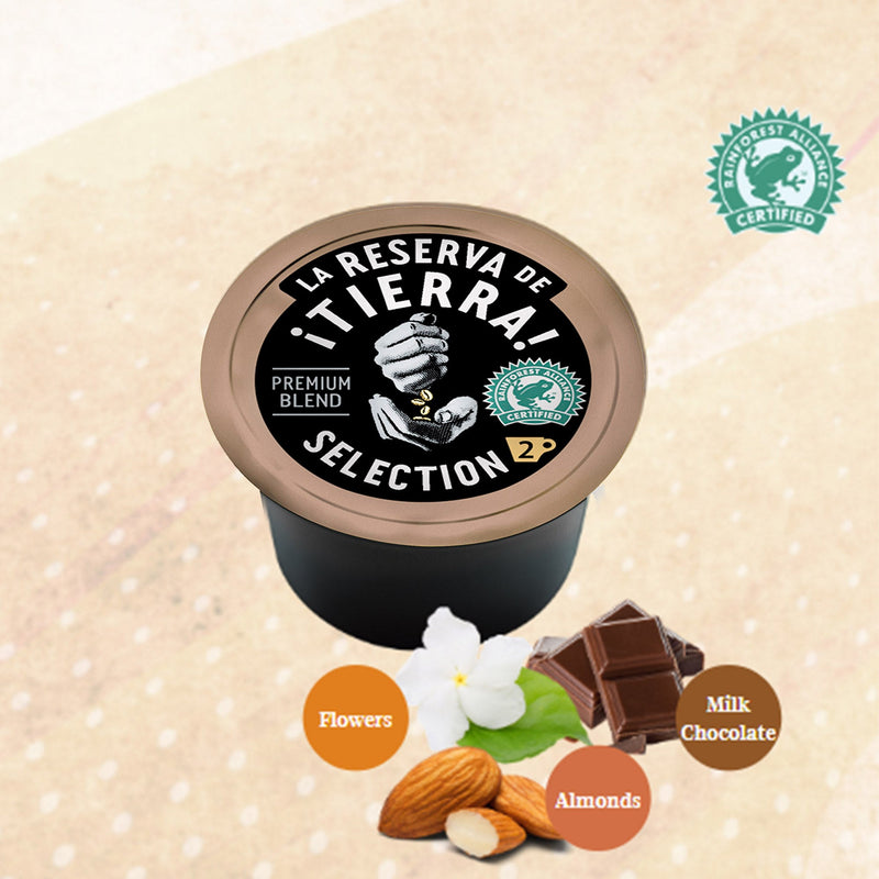 Lavazza La Reserva De !TIERRA! Selection 2 Coffee Capsules (Pack of 100)